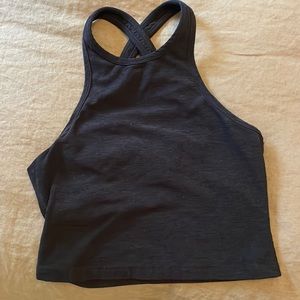 Beyond Yoga crop cross back top